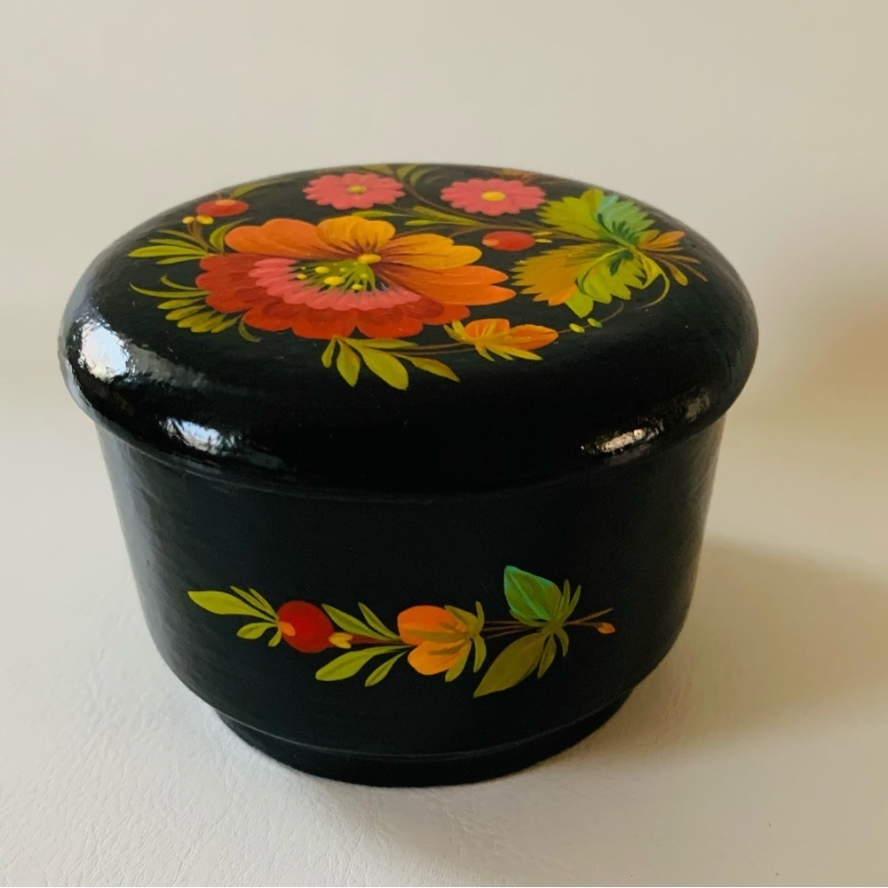 Wooden Hand painted box